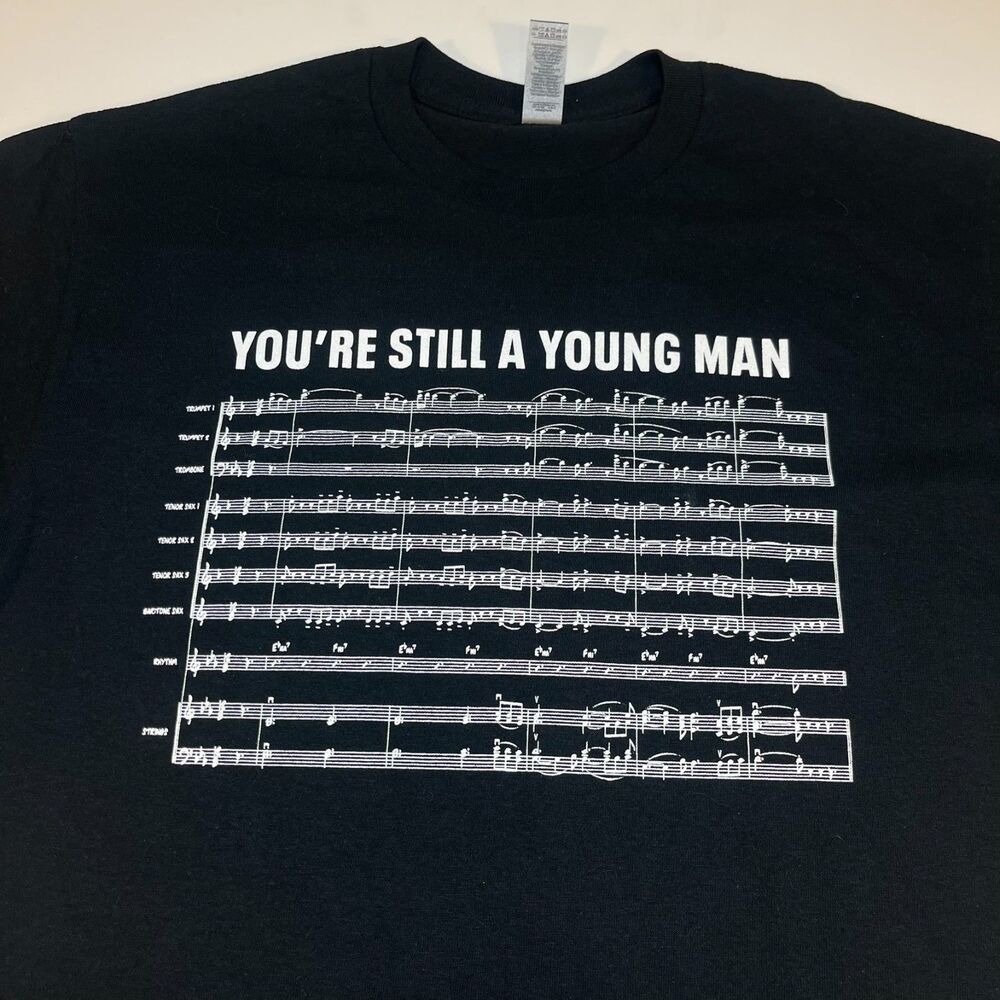 Tower of Power You're Still A Young Man Sheet Music Concert Tour T Shirt Mens M